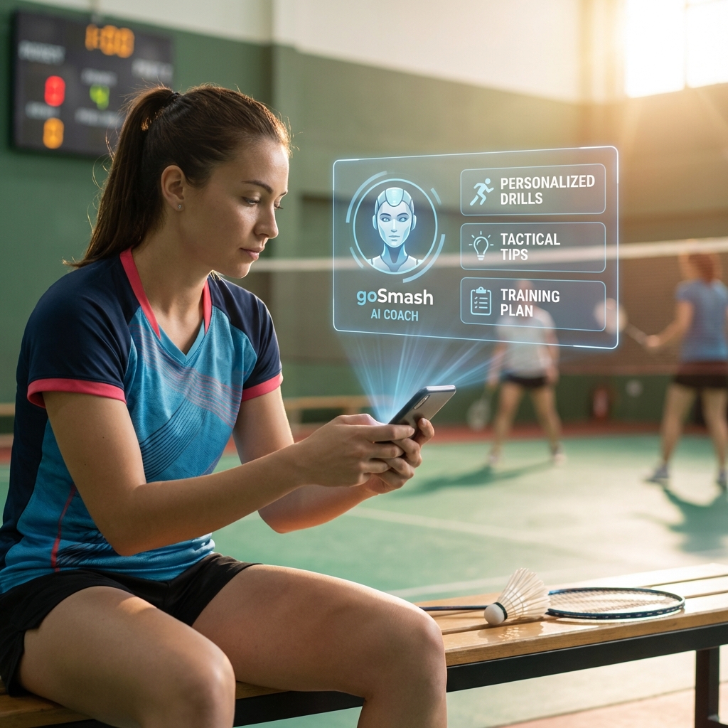 Player celebrating improvement